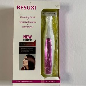 RESUXI CLEANSING BRUSH, EYEBROW TRIMMER, LADY SHAVER
